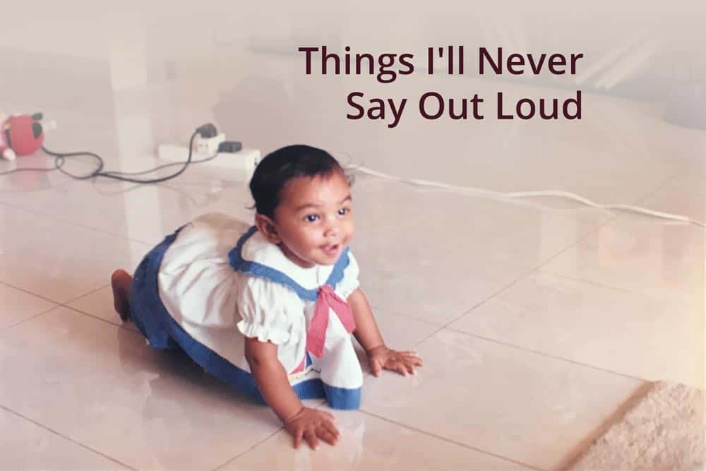 Parenting, Safe Spaces, Spaces International, Kea Andrews as a baby, Title of the poem - Things I'd Never Say Out Loud